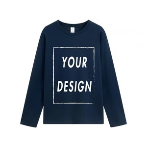 T-shirts à manches longues en coton de qualité supérieure pour hommes, logos ou design d'images et personnalisation, t-shirt unisexe, couleurs unies, t-shirt pour hommes - Product Image 2