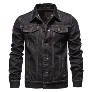 Nouveau design de veste en jean personnalisée pour hommes vestes en jean de qualité supérieure pour hommes printemps et automne - Product Image 2