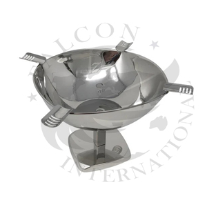 Cenicero para cigarros de pie con pedestal de estaño de cono para cigarros con Cenicero de acero inoxidable a prueba de viento - Product Image 1