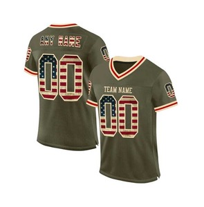 Maillots de football américain brodés sur mesure prix de gros 2025 uniforme de football américain - Product Image 1
