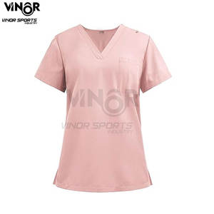 Venta al por mayor de uniformes de hospital para damas con logotipo personalizado uniformes médicos de enfermería conjuntos de uniformes para mujeres - Product Image 2