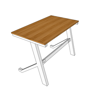 YBamboo Laptop <b>Desk</b> 100x60cm Folding Wood Office & Home Office - Product Image 4
