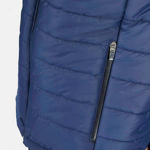 Custom <b>Men's</b> Oversized Jacquard Puffer Jacket Designer Puff-<b>Padded</b> Coat Standing <b>Shirt</b> Featuring OEM Logo Winter Bubble Look - Product Image 6