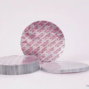 Transparent Aluminum <b>Foil</b> Heat Seal Lid for PET Jars Food Grade 8011 Alloy Airtight Leakproof Induction Seal.B.K. - Product Image 1