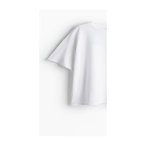 T-shirt décontracté pour femme, respirant, séchage rapide, style streetwear, coupe classique oversize, coton/bambou, ajustement régulier, haute qualité, avec poches - Product Image 6