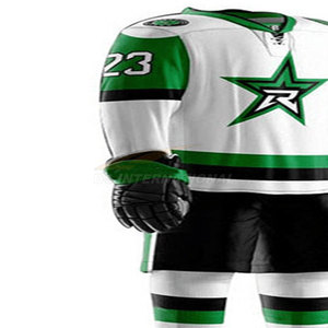 ชุดยูนิฟอร์มทีมฮ็อกกี้น้ำแข็งชุดฝึกกีฬาผ้าโพลีเอสเตอร์แบบมืออาชีพ100% พรีเมี่ยม - Product Image 4