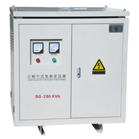 Transformateur à économie d'énergie de 98% 380V à 220V 3 phases Type sec 30kVA 40kVA 50kVA 60kVA 380VAC à 220VAC