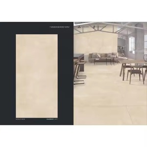 Vistaar Cemento Design Azulejos de losa de porcelana brillante 4x8ft 120x240cm para pisos y paredes de mármol Piedra sinterizada Mármol artificial - Product Image 2