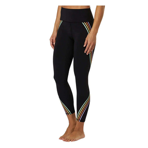 Vente en gros Leggings de yoga élastiques à taille haute pour femmes, vêtements de fitness à impression thermique, compression douce, leggings bas pour fesses froissées en vrac - Product Image 4