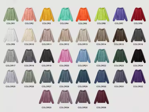 Nouveau poids lourd French Terry hommes broderie bouffée impression à capuche personnalisé surdimensionné hommes sweats à capuche - Product Image 5