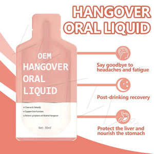 OEM Natural Hangover Recovery Drink <b>Powder</b> with Milk Thistle Easy to Mix <b>Rehydrate</b> and Soothe Stomach - Product Image 3