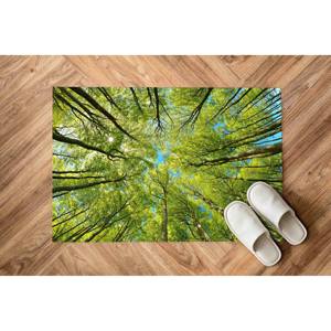 Alfombra con estampado de paisaje de ramas de árboles: antideslizante, fresca, regalo con vista al bosque, alfombra suave con pelo largo - Product Image 5