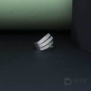 Boda Fiesta 14KT Oro Diamante Anillo Moda Enfocado para Cada Día Especial - Product Image 5