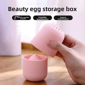 Silicone Multi-Functional Breathable Protective Storage <b>Box</b> for Beauty Blender Covers <b>Makeup</b> Pads & Powder Puffs - Product Image 3