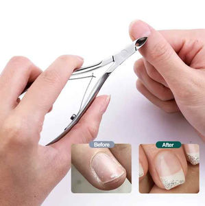 Pinza profesional para cutículas de acero inoxidable de la mejor calidad para arte de uñas, instrumento de belleza, cortaúñas, logotipo personalizado - Product Image 5