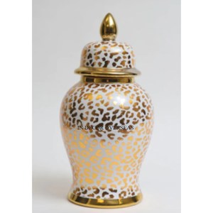 Esmalte de diseñador con estilo único hecho de metal de calidad superior Acabado Aspecto atractivo Suministros de tarros de jengibre del fabricante indio - Product Image 1