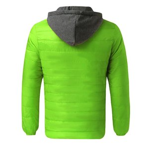 Nouvelle mode d'automne à la mode col montant en toile hommes veste bouffante conception de bulle personnalisée veste d'hiver - Product Image 2