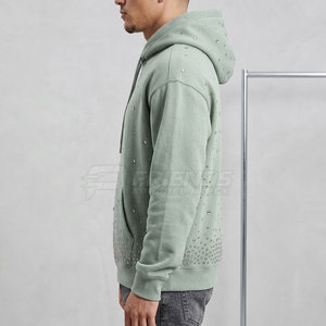 Sudaderas con Pedrería de Moda para Invierno, 100% Algodón, Ligeras, de Secado Rápido, para un Estilo Urbano y Moderno, Ajuste Cómodo, Atuendos Casuales - Product Image 5