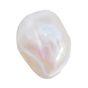 Perla Natural de Agua Dulce Blanca, Piedra Preciosa Suelta de 5.25-5.5 Ratti, Certificada - Product Image 1
