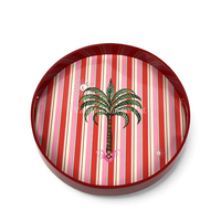Plateau décoratif floral flexible moderne en laque pour servir les aliments, présentation sur table et décoration intérieure, provenant du Vietnam