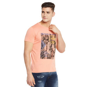 เสื้อยืดกีฬาคอกลมสำหรับผู้ชายเสื้อยืดแขนครึ่งแขนพิมพ์ลายสกรีน - Product Image 4