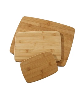 Ensemble de planches à découper de cuisine 3 pièces Planches à découper réversibles pour la préparation des repas et le service de la charcuterie Ensemble de planches à découper en bois - Product Image 1