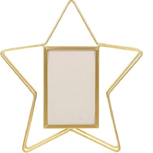 New Arrival Metal Star Shaped <b>Couple</b> Picture <b>Frame</b> Stand Ornaments For Office Living Room Decoration Wedding gift - Product Image 1