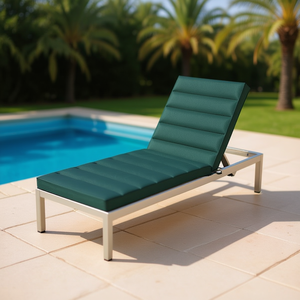 New Arrival Premium Quality Outdoor <b>Foam</b> Beach Lounger <b>Cushion</b> Pad Garden Sun Lounger Mat for Pool Patio Wholesale 5701022203 - Product Image 3