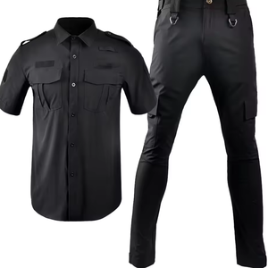 Camisa táctica transpirable de secado rápido, camisa de batalla de manga corta, uniforme de seguridad para hombres, traje de seguridad de media manga de algodón 100% - Product Image 5