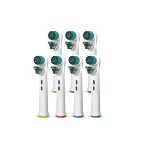 Dupla Substituição Limpa Cabeças da Escova Compatível com OralB Vitality Pro Escova de Dentes Elétrica, Fit Genius, Inteligente 6, Duplo Limpo Também