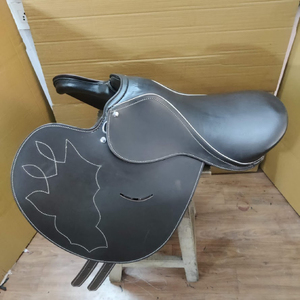 Silla de caballo personalizada de cuero genuino, proveedor de silla de montar a caballo, la silla de cuero americana más vendida, caballo inglés occidental - Product Image 1