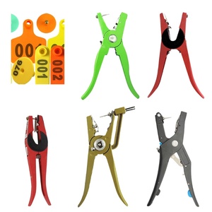 Alicate Aplicador de Etiquetas Auriculares Reutilizables para Ganado, Herramienta de Identificación Animal de Primera Calidad para Cabras, Ovejas, Cerdos y Vacas - Product Image 1