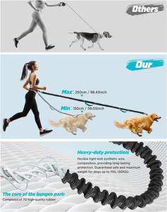 Guinzaglio in vita per cane che cammina a mani libere cane che corre bici resistente al guinzaglio riflettente - Product Image 5