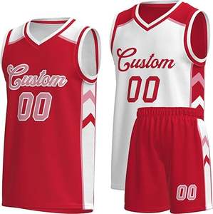 ชุดเครื่องแบบบาสเก็ตบอลพิมพ์ลายกางเกงขาสั้นและเสื้อเจอร์ซี่สำหรับทีมเยาวชนและ2025 - Product Image 1