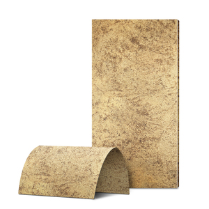 Cao cấp Vàng Tỏa sáng nghệ thuật mạ Vàng linh hoạt đá Veneer tấm Tường xi măng linh hoạt đất sét bên ngoài tường gạch đá tự nhiên - Product Image 1