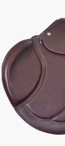 Sillín de salto de caballo personalizable de alta calidad, cómodo sillín de cuero transpirable, madera/plástico para montar a caballo, nueva carrera - Product Image 2