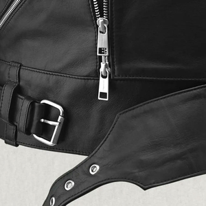 Gilet de moto en cuir véritable pour homme, qualité supérieure, prix de gros, style motard - Product Image 4