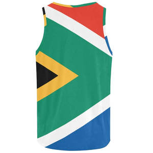 Débardeur de sport d'été imprimé pour homme, à séchage rapide, respirant, tricoté, pour la salle de sport, l'entraînement, décontracté, sans manches, design 100% - Product Image 5