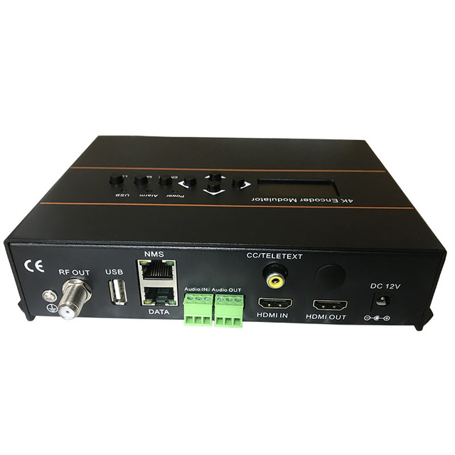 4K 50/60P  H264 H265 DVB-C DVBT ISDB-T ATSC RF Encoder Modulator for Radio & TV Broadcasting Equipment