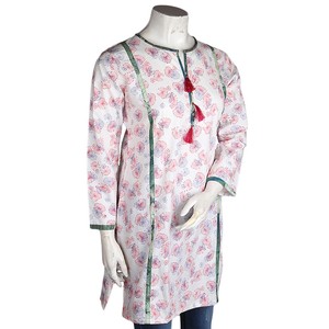 Kurti estampado para mujer - Verde - Product Image 1