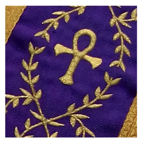 Collar de Oficial de la Orden de las Mujeres de la Masonería, Regalo de Artesanía en Resina de Alta Calidad - Product Image 2