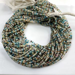 ลูกปัดอัญมณีแบบเหลี่ยมเพชรพลอยผสมจากธรรมชาติสำหรับทำเครื่องประดับขายส่ง - Product Image 5