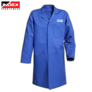 Blouse de laboratoire blanche à manches longues tissée écologique pour les uniformes hospitaliers du personnel médical et de pharmacie - Product Image 1