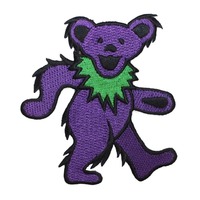 Penjualan Grosir Patch Bordir 3D 2D Grateful Dead Kustom untuk Sepeda Motor & Topi, Dapat Dijahit & Disetrika untuk Pakaian dengan Desain Hati
