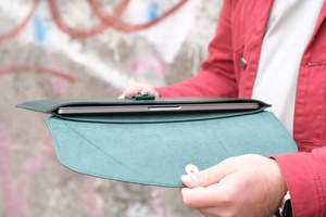 Nouveau design Housse en cuir véritable Housse pour ordinateur portable 14 pouces Housse pour ordinateur portable - Product Image 4