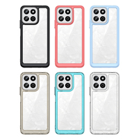 Funda de Teléfono MOF-004 de TPU Suave Transparente Acrílica Protectora Colorida de Nuevo Estilo para Honor 200 100 Smart PRO