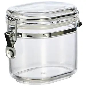 Grace Airtight Clear Oval Shaped Food Canister 604