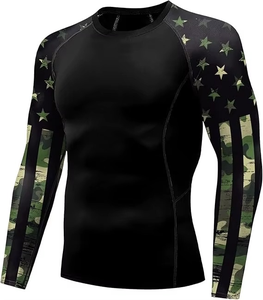 Camiseta Deportiva de Manga Corta de Poliéster de Secado Rápido para Hombre, Nueva Moda, para Correr, Levantar Pesas y Entrenamiento - Product Image 2