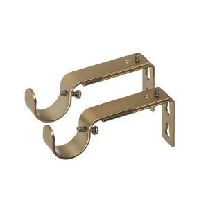 Supports de tringle à rideau en métal ronds et élégants pour les intérieurs de maisons de luxe, fixation sécurisée des rideaux et décoration magnifique du cadre de fenêtre - Product Image 2