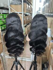 Peluca de Encaje Completo HD Rubio 613, Cabello Humano Virgen Natural, Peluca con Frente de Encaje para Mujeres Negras, Peluca Frontal con Cierre de Encaje 360 Peruano - Product Image 3